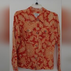 Like New Coldwater Creek Linen/Rayon Jacket